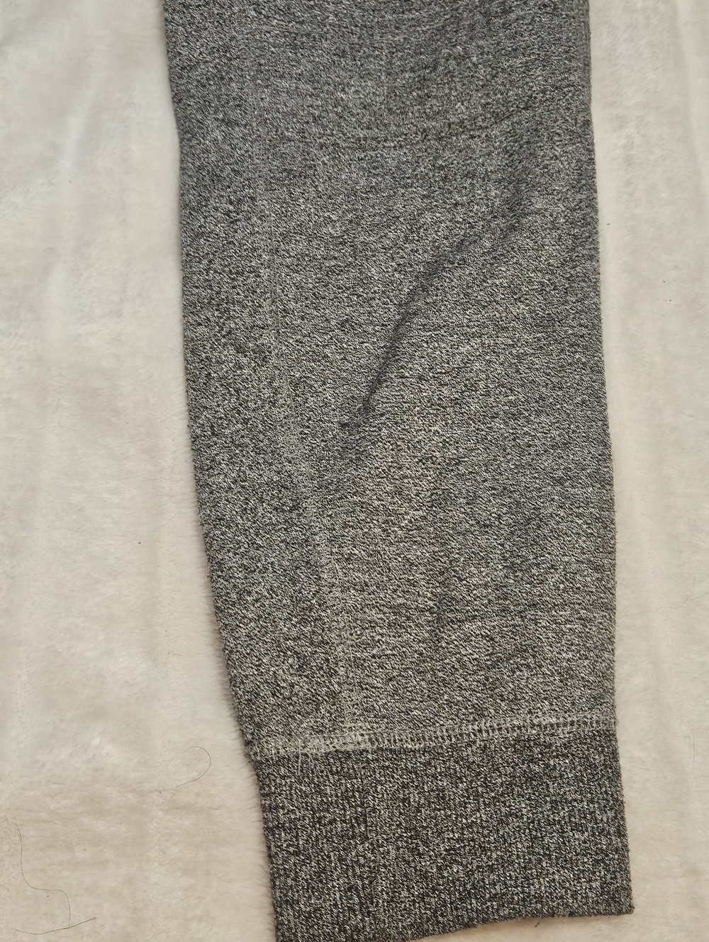 Amnesia Heathered Gray Slim Jogger Sweatpants with Zippered Pockets - Picture 6 of 16